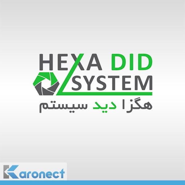 طراحی لوگوی ترکیبی به سفارش شرکت هگزادید طراحی لوگوی ترکیبی
